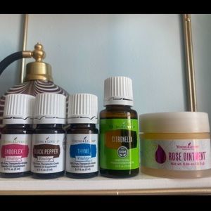 Young Living Essential Oil and Rose Ointment Bundle New and Sealed